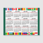 12 maanden kalender van het jaar 2025 (Voorkant)