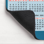 12 maanden kalender van het jaar 2025 muismat (Hoek)