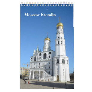 12 maanden Kalender van het Kremlin in Moskou