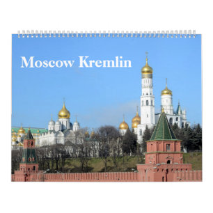 12 maanden Kalender van het Kremlin in Moskou