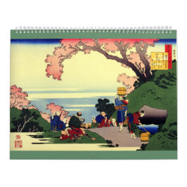 12 maanden Katsushika Hokusai art Agenda #2 Kalender