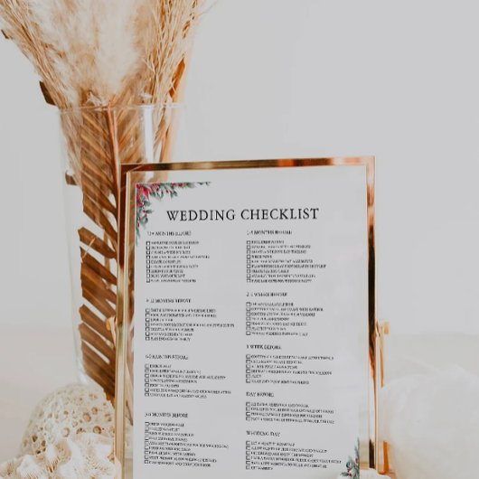 12 maanden Kerstmis bruiloft checklist