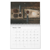 12 maanden koffie en cafe Elegant gerespecteerd ka Kalender (Feb 2026)