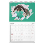 12 maanden konijnenkalender kalender (Mar 2027)