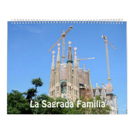 12 maanden La Sagrada Familia Foto Agenda Kalender