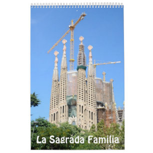 12 maanden La Sagrada Familia Photo Calendar Kalender