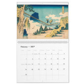 12 maanden landschappen van Katsushika Hokusai Kalender (Feb 2027)