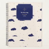 12 maanden langCelestial One Line a Day Journal Planner (Voorkant)