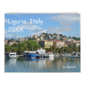 12 maanden Ligurië, Italië Kalender (Hoes)
