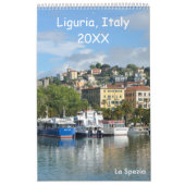 12 maanden Ligurië, Italië Kalender (Hoes)