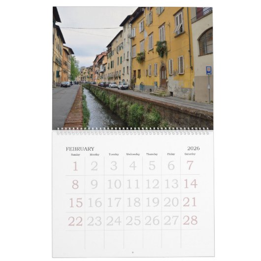 12 maanden Lucca, Italië fotokalender Kalender (Feb 2026)