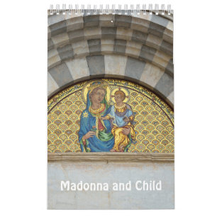 12 maanden Madonna en Child Kalender