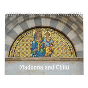 12 maanden Madonna en Child Kalender
