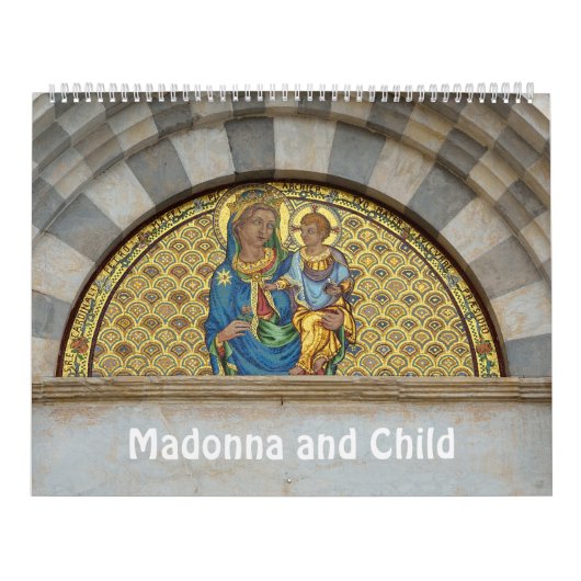 12 maanden Madonna en Child Kalender (Hoes)