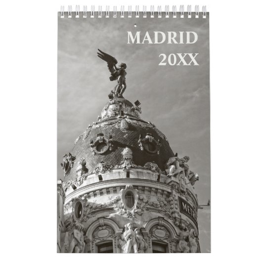12 maanden Madrid Agenda Kalender (Hoes)