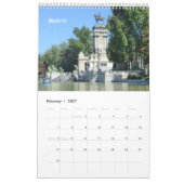 12 maanden Madrid en Barcelona Kalender (Feb 2027)