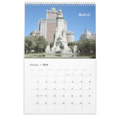 12 maanden Madrid en Barcelona Kalender (Jan 2026)