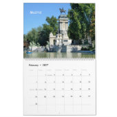 12 maanden Madrid en Barcelona Kalender (Feb 2027)