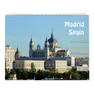 12 maanden Madrid, Spanje fotokalender Kalender