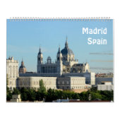 12 maanden Madrid, Spanje fotokalender Kalender (Hoes)