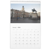 12 maanden Madrid, Spanje fotokalender Kalender (Jan 2026)