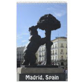 12 maanden Madrid, Spanje fotokalender Kalender (Hoes)