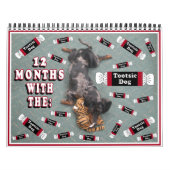 12 maanden met de tandhond kalender (Hoes)