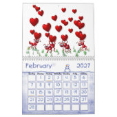12 maanden mieren kalender (Feb 2027)