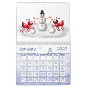 12 maanden mieren kalender (Jan 2027)