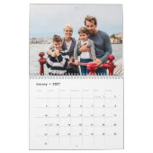 12 Maanden Modern Familie Aangepaste Foto Kalender (Jan 2027)