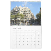 12 maanden Modernisme in Barcelona Kalender (Jan 2026)