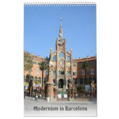 12 maanden Modernisme in Barcelona Kalender (Hoes)