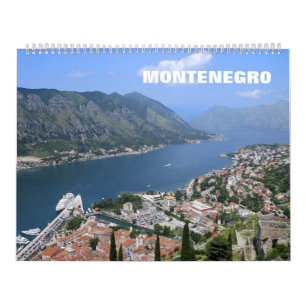 12 maanden Montenegrijnse fotokalender Kalender