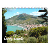 12 maanden Mooie Levanto, Italië Kalender (Hoes)