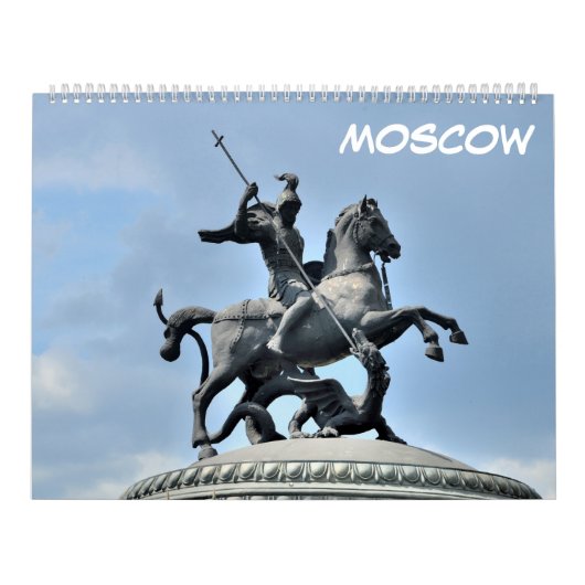 12 maanden Moskou, Rusland Kalender (Hoes)