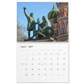12 maanden Moskou, Rusland Kalender (Mar 2027)