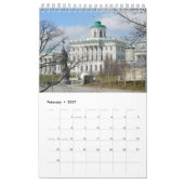 12 maanden Moskou, Rusland Kalender (Feb 2027)