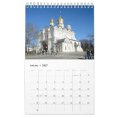 12 maanden Moskou, Rusland Kalender (Jan 2027)