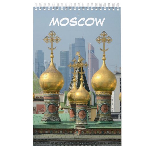 12 maanden Moskou, Rusland Kalender (Hoes)