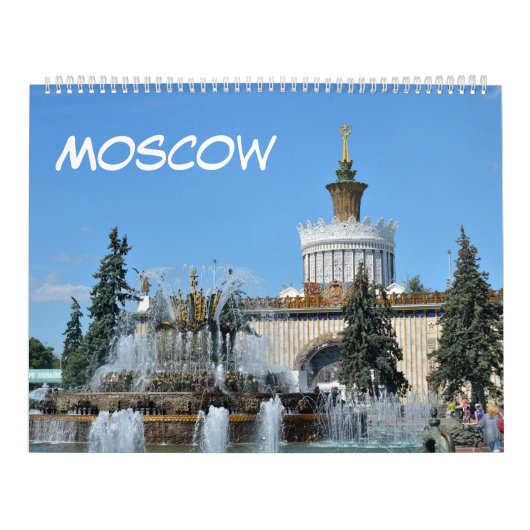 12 maanden Moskou VDNKh Kalender (Hoes)