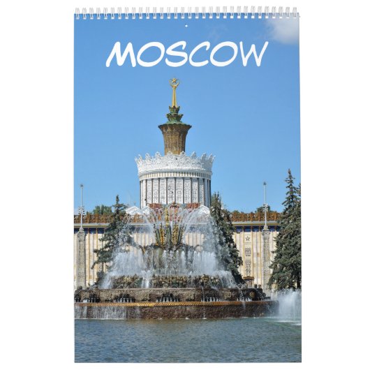 12 maanden Moskou VDNKh Kalender (Hoes)