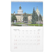 12 maanden Moskou VDNKh Kalender (Feb 2027)