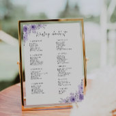 12 maanden Paarse bruiloft checklist