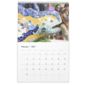 12 maanden Park Guell, Barcelona Photo Calendar Kalender (Feb 2027)