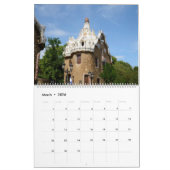 12 maanden Park Guell, Barcelona Photo Calendar Kalender (Mar 2026)