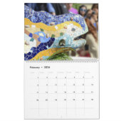12 maanden Park Guell, Barcelona Photo Calendar Kalender (Feb 2026)