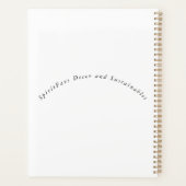 12 maanden Planner "Maak me niet druk, ik groei" (Achterkant)