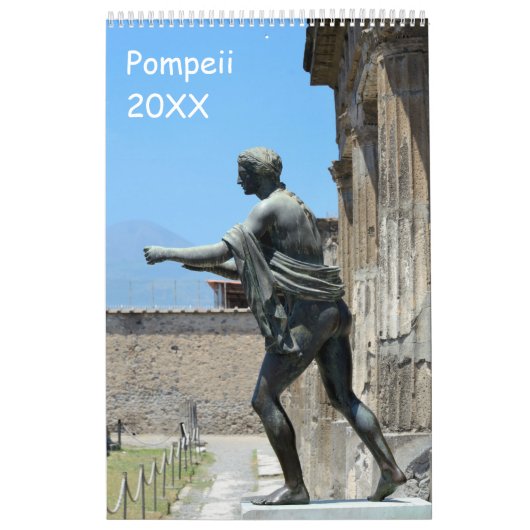 12 maanden Pompeii, Italië Kalender (Hoes)