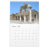 12 maanden Pompeii, Italië Kalender (Feb 2026)