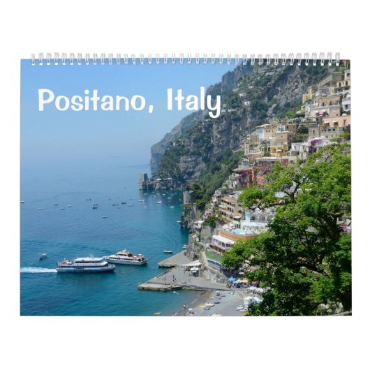 12 maanden Positano Kalender (Hoes)